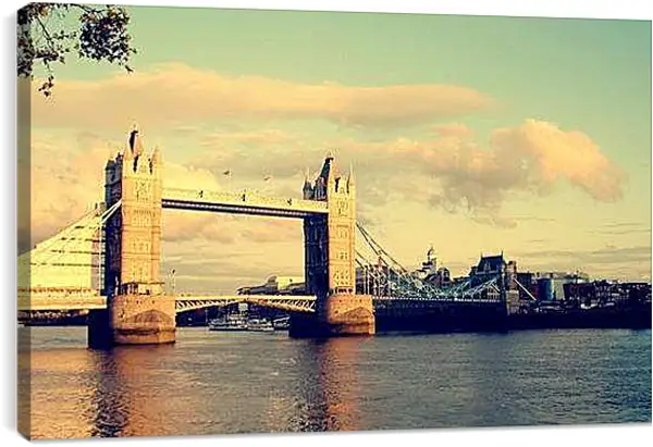 Постер на подрамнике - Лондон. Тауэрский мост.
