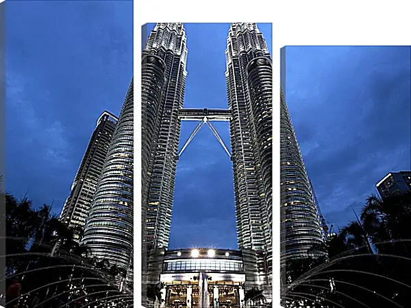 Модульная картина - Башни Петронас 2. Малайзия