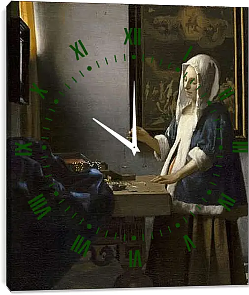 Часы картина - Balance. Ян (Йоханнес) Вермеер