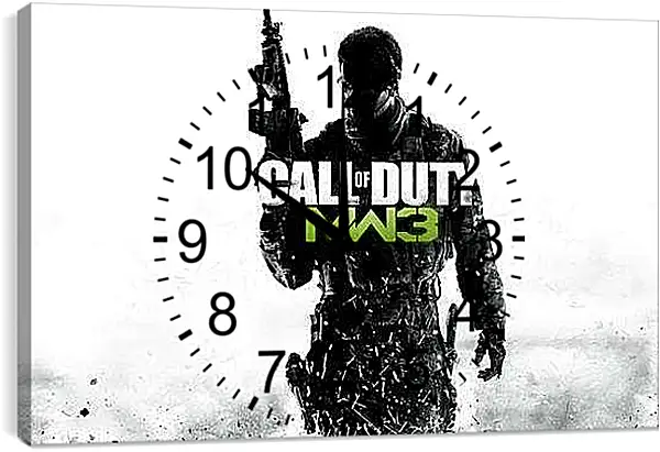 Часы картина - Call Of Duty: Modern Warfare 3