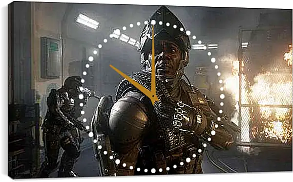 Часы картина - Call Of Duty: Advanced Warfare