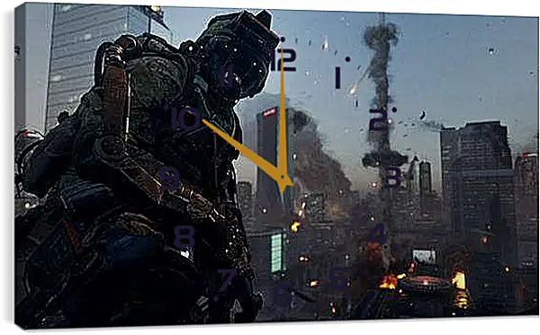 Часы картина - Call Of Duty: Advanced Warfare