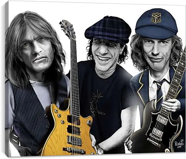 Постер на подрамнике - AC/DC