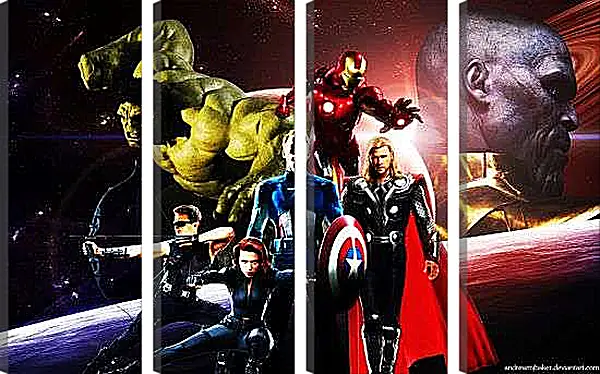 Модульная картина - Мстители Война бесконечности