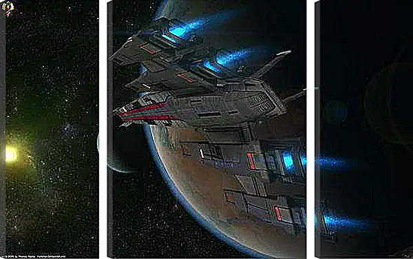 Модульная картина - Mass Effect 3