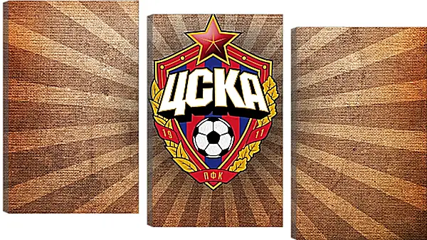 Модульная картина - Эмблема ФК ЦСКА Москва