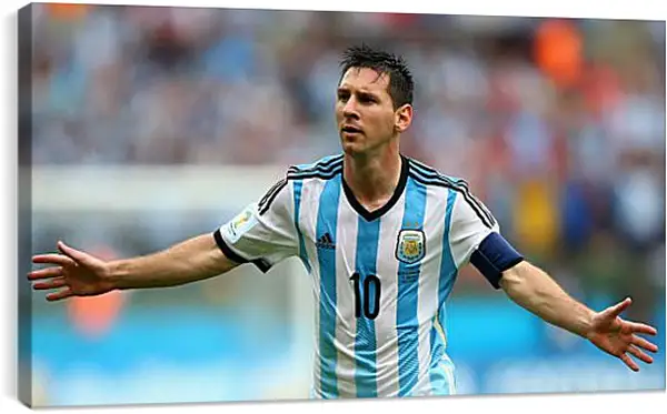 Постер на подрамнике - Лионель Месси