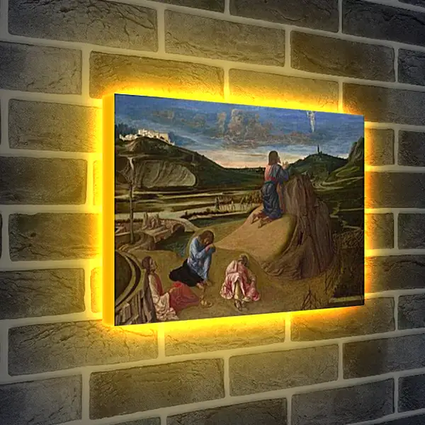 Лайтбокс световая панель - The Agony in the Garden. Джованни Беллини