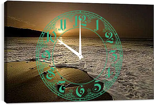 Часы картина - Природа