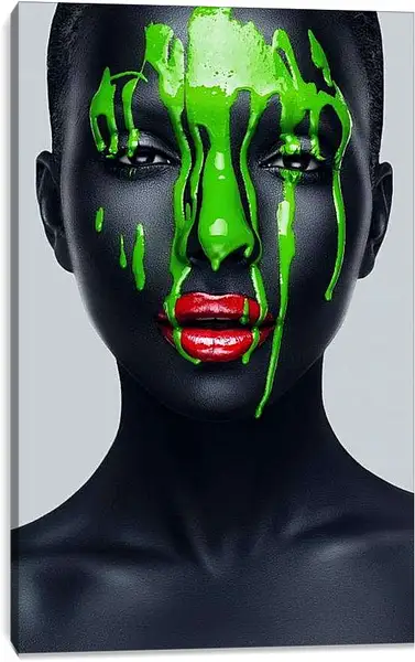 Постер на подрамнике - Африканская девушка арт фото