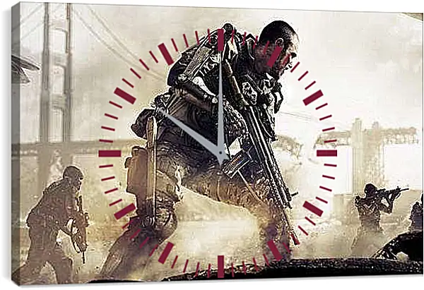 Часы картина - Call Of Duty: Advanced Warfare