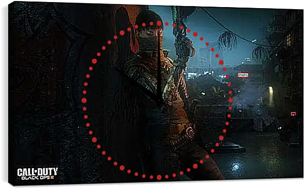 Часы картина - Call Of Duty: Black Ops III