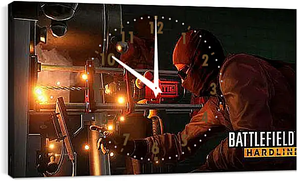 Часы картина - Battlefield: Hardline