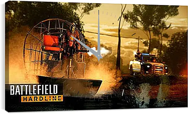 Часы картина - Battlefield: Hardline