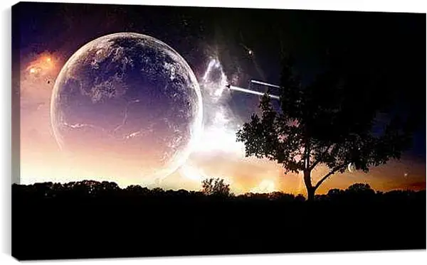 Постер на подрамнике - Космос