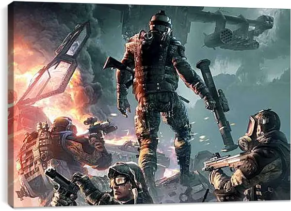 Постер на подрамнике - Warface