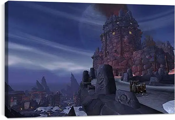 Постер на подрамнике - World Of Warcraft: Warlords Of Draenor