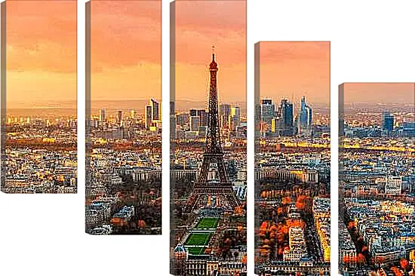 Модульная картина - Парижский вечер