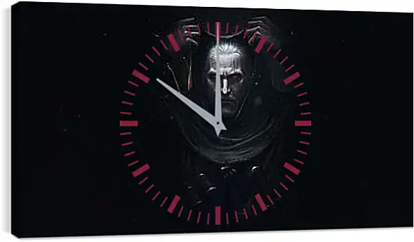 Часы картина - The Witcher (Ведьмак), таинственный Геральт