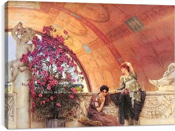 Постер на подрамнике - Unconscious Rivals. Лоуренс Альма-Тадема