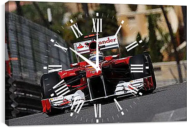Часы картина - Формула 1