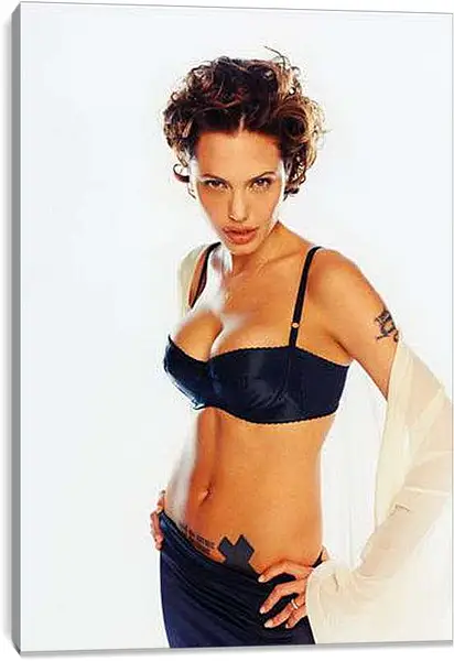 Постер на подрамнике - Angelina Jolie - Анджелина Джоли