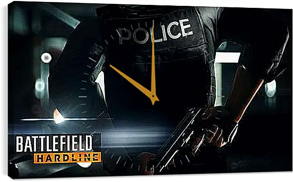 Часы картина - Battlefield: Hardline