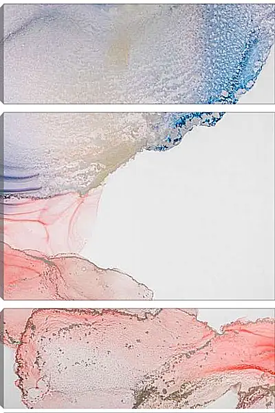 Модульная картина - Abstract pink & blue2. Mari Dein