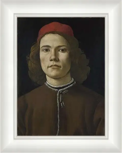 Картина в раме - Portrait of a Young Man. Сандро Боттичелли