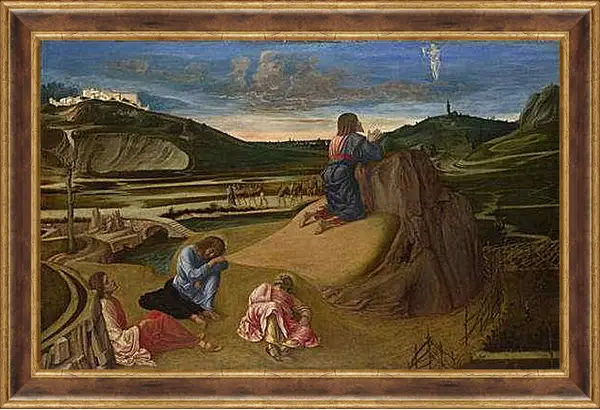 Картина в раме - The Agony in the Garden. Джованни Беллини