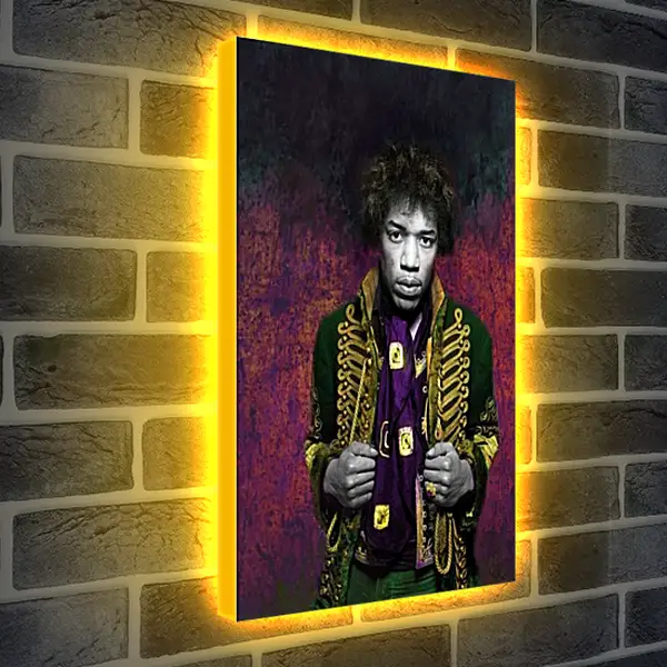 Лайтбокс световая панель - Джими Хендрикс. Jimi Hendrix