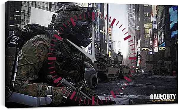 Часы картина - Call Of Duty: Advanced Warfare