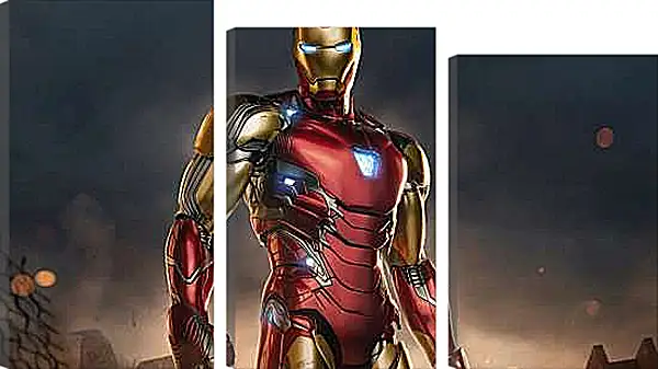Модульная картина - Железный человек. Iron Man