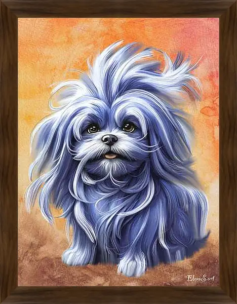 Картина в раме - Dog 10