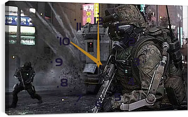 Часы картина - Call Of Duty: Advanced Warfare