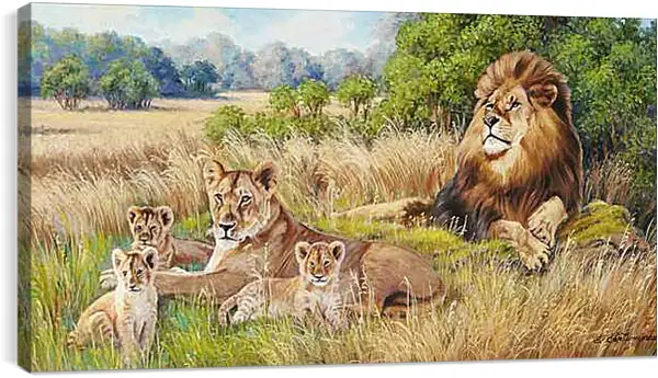 Постер на подрамнике - На отдыхе