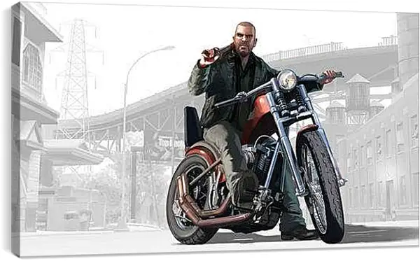 Постер на подрамнике - Grand Theft Auto IV: The Lost And Damned