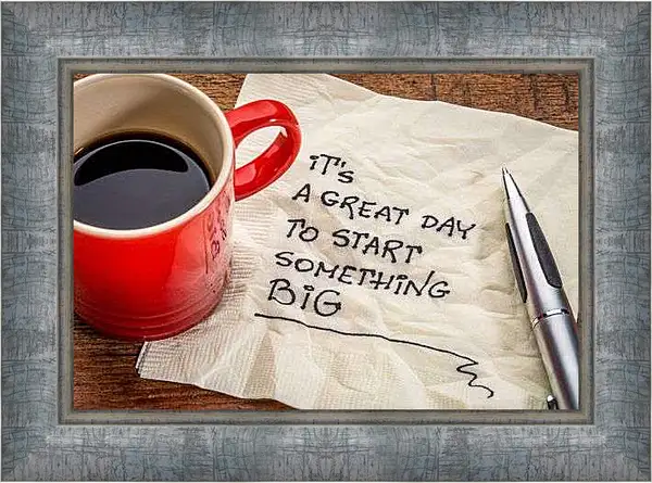 Картина в раме - Отличный день