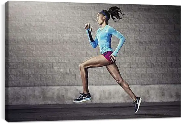 Постер на подрамнике - Пробежка