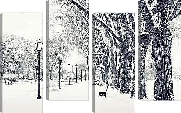 Модульная картина - Зима