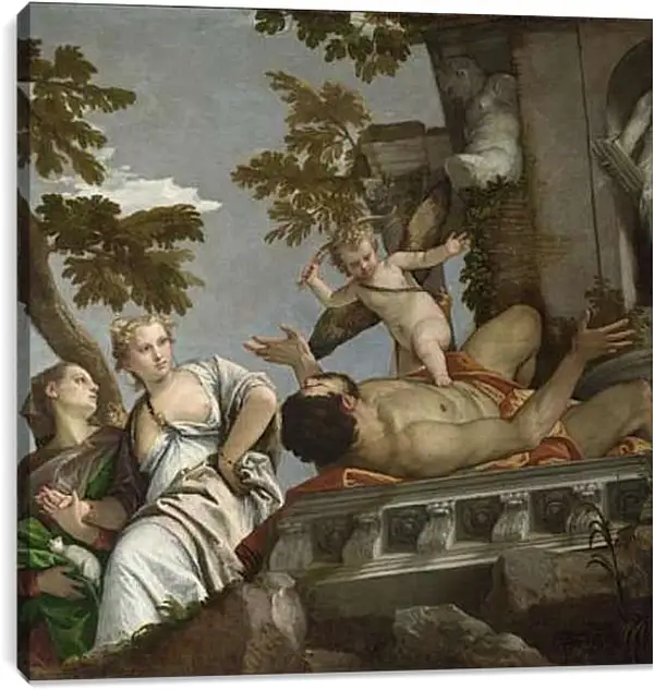 Постер на подрамнике - Scorn. Паоло Веронезе