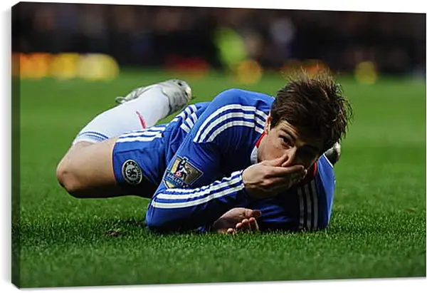 Постер на подрамнике - Фернандо Торрес. Челси.