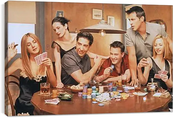 Постер на подрамнике - Друзья. Friends
