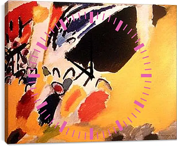 Часы картина - Impressions III (Concert). Кандинский Василий