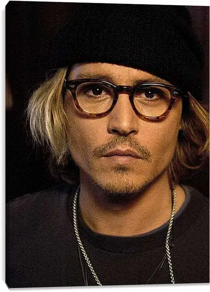 Постер на подрамнике - Johnny Depp - Джонни Депп
