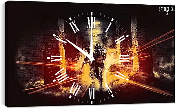 Часы картина - Battlefield 3