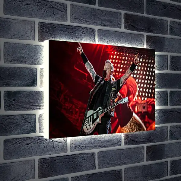 Лайтбокс световая панель - Металлика. Metallica