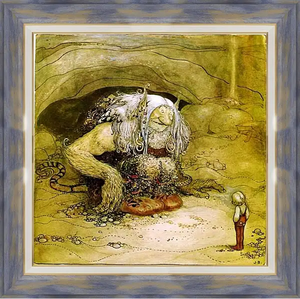 Картина в раме - Среди людей и троллей. Йон Бауэр