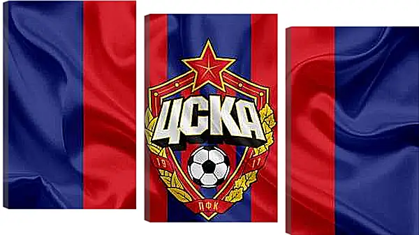 Модульная картина - Эмблема ФК ЦСКА Москва