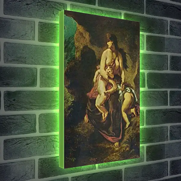 Лайтбокс световая панель - Medea. Эжен Делакруа